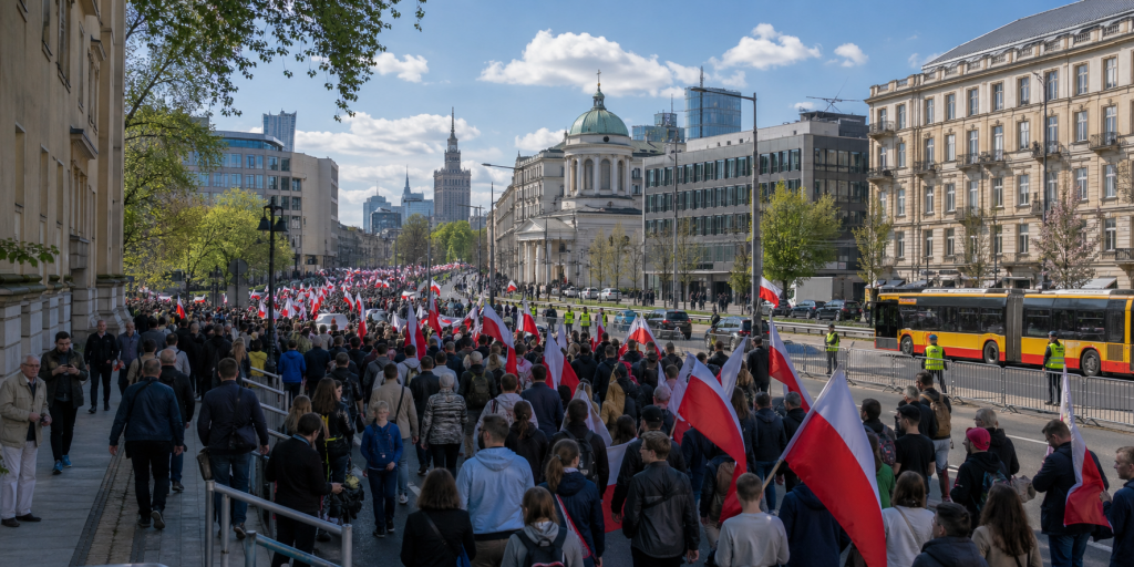 Majówka 2026 w Warszawie: które ulice zamkną i gdzie będą objazdy?