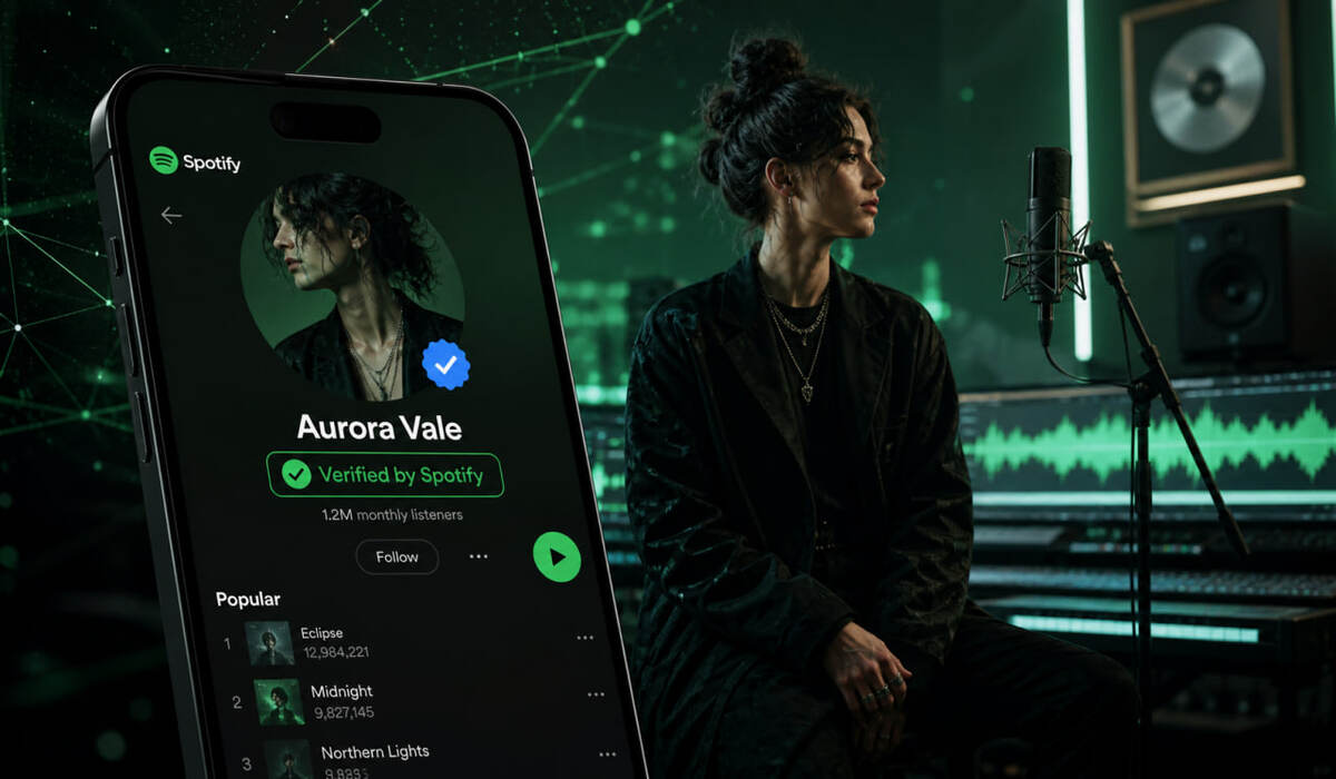 Spotify wprowadza „Verified by Spotify”. Co oznacza zielona odznaka przy profilu artysty?
