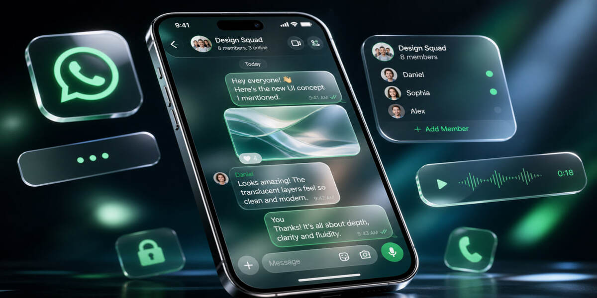 WhatsApp zmieni czaty na iPhone’ach? Co wiadomo o nowym stylu Liquid Glass