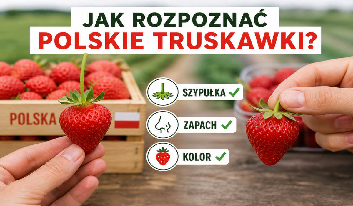 Jak rozpoznać polskie truskawki? Szypułka i zapach zdradzą, czy owoce są z importu
