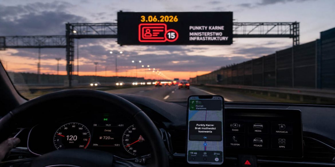 Punkty karne od 3 czerwca 2026: tych wykroczeń kierowcy nie skasują na kursie WORD