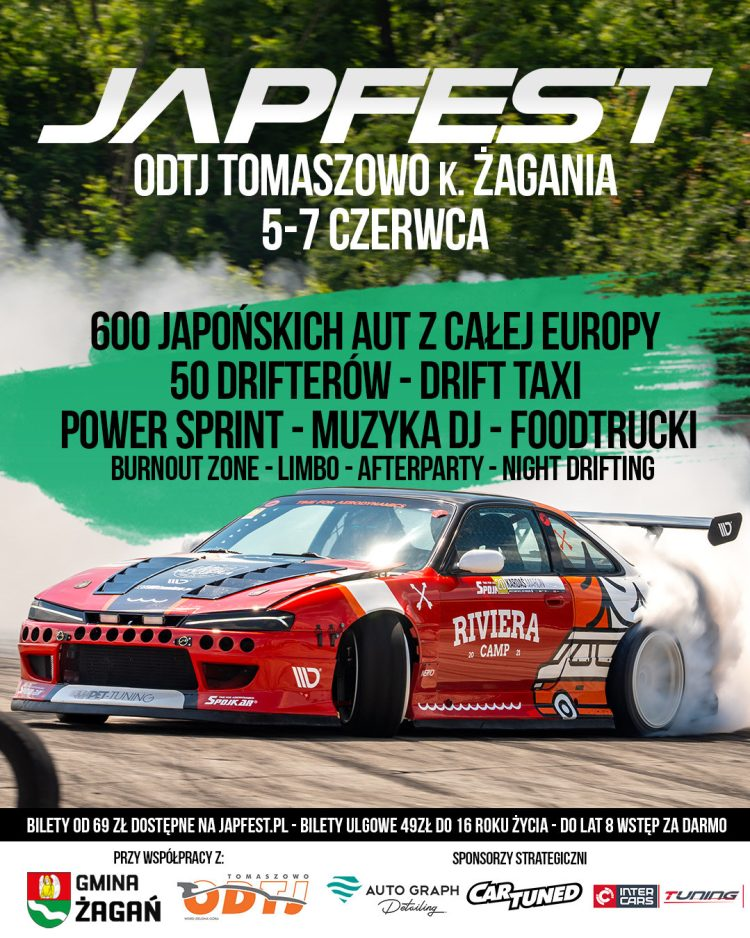 JapFest 2026 Tomaszowo: program, bilety, parking i dojazd na festiwal japońskiej motoryzacji