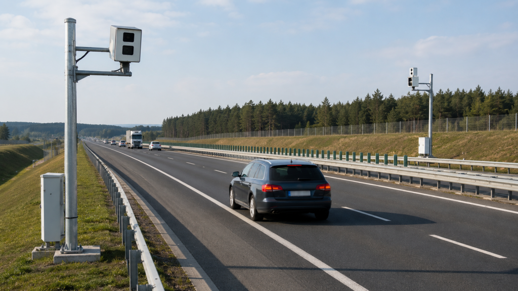 Nowe odcinkowe pomiary prędkości na A1: sześć miejsc, które muszą znać kierowcy