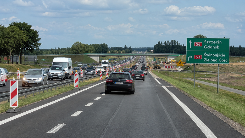 Utrudnienia drogowe 11/12 czerwca 2026. A1, A6, S3, S6, DK47 i DK94 na liście GDDKiA