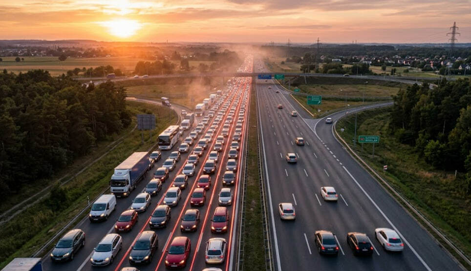 Powroty z Bożego Ciała 2026: kiedy ruszyć, żeby nie utknąć na A1, A4 i Zakopiance