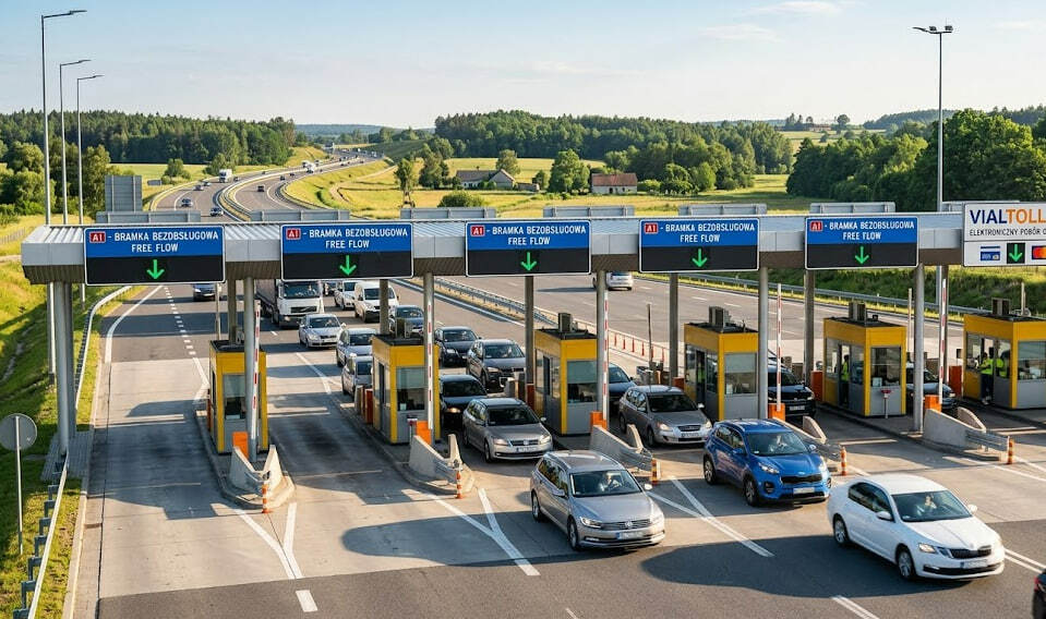 Autostrada A1 w długi weekend 2026: kiedy bramki mogą być otwarte bez opłat