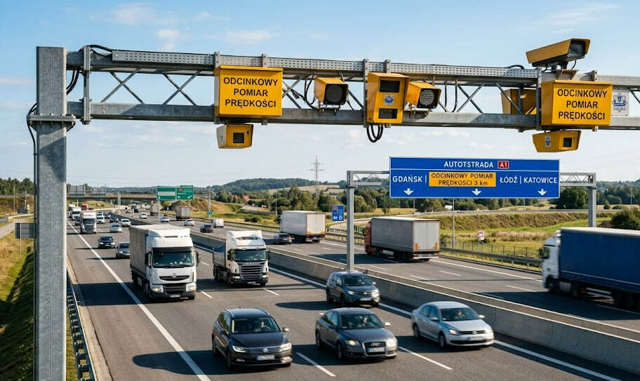 Nowe odcinkowe pomiary prędkości na A1: sześć miejsc, które muszą znać kierowcy