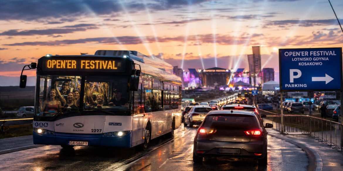 Open’er Festival 2026: parking, dojazd i darmowe autobusy. Kierowcy muszą uważać na jeden szczegół