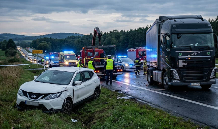 Tragiczne wypadki na DK8 i DK11. Co wiadomo o objazdach po zdarzeniach z 6 i 7 lipca?