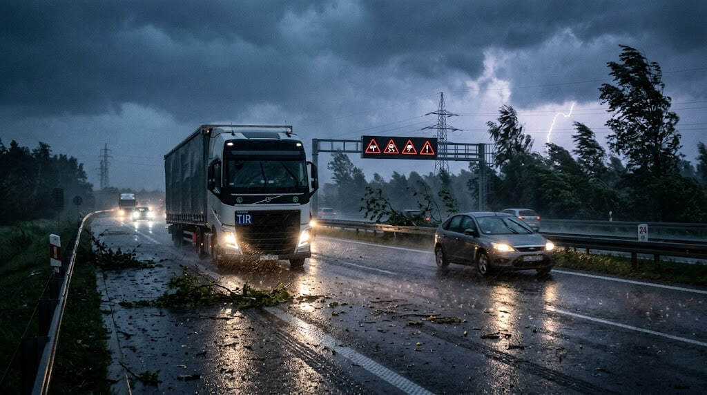 Wichury i burze 7/8 lipca. Gdzie kierowcy muszą uważać?
