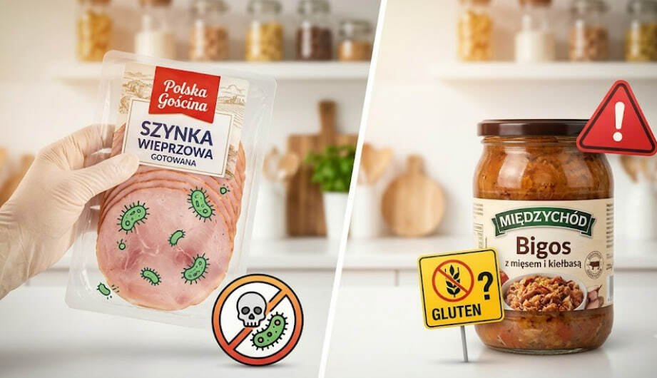 GIS ostrzega: Listeria w szynce z Carrefour i gluten w bigosie. Sprawdź partie