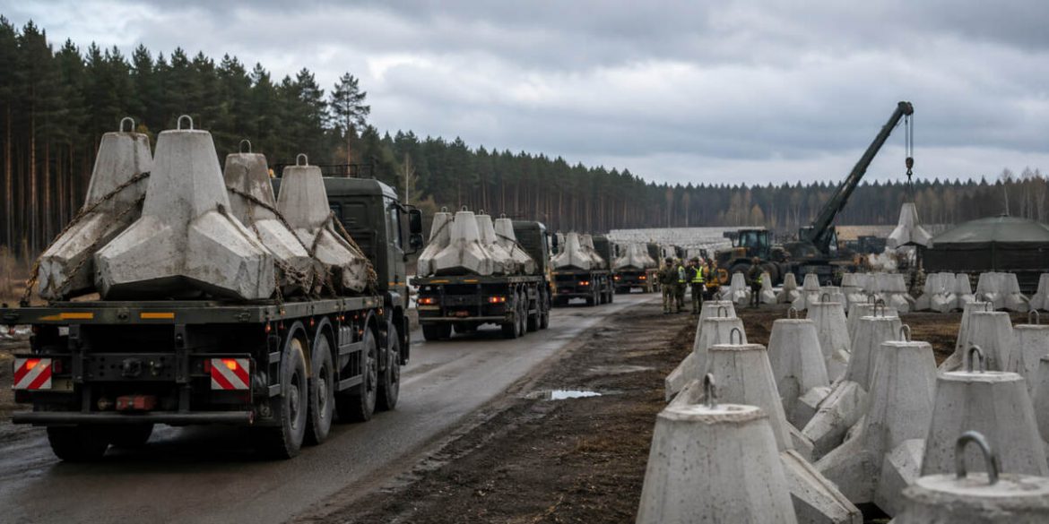Tarcza Wschód wchodzi w etap wielkiej logistyki. Blisko 300 tys. betonowych zapór do połowy października