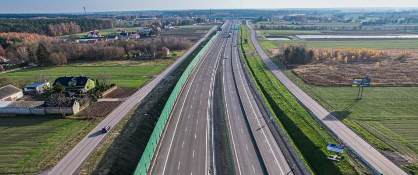 Węzeł Płońsk Północ częściowo zamknięty. Objazd przez Płońsk Centrum