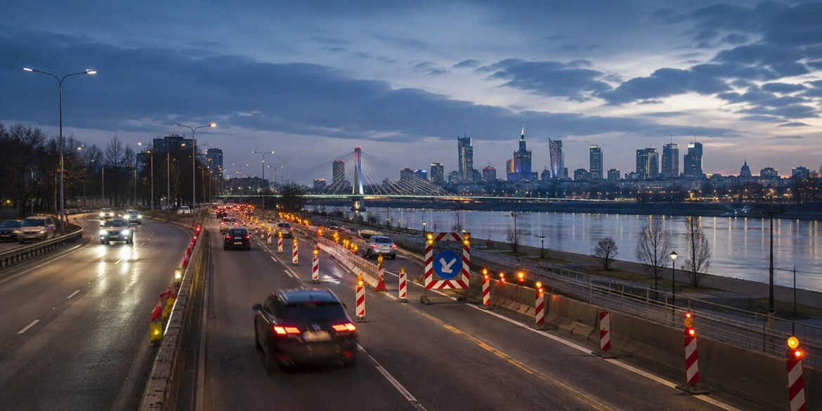 Wisłostrada zamknięta od 20:00. Jak przejechać w stronę Mokotowa?