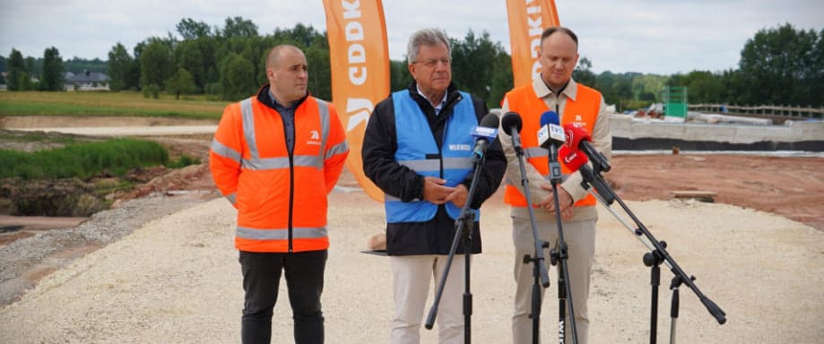 Karambol DK74 w Przełomie. Co się stało na budowie S74?