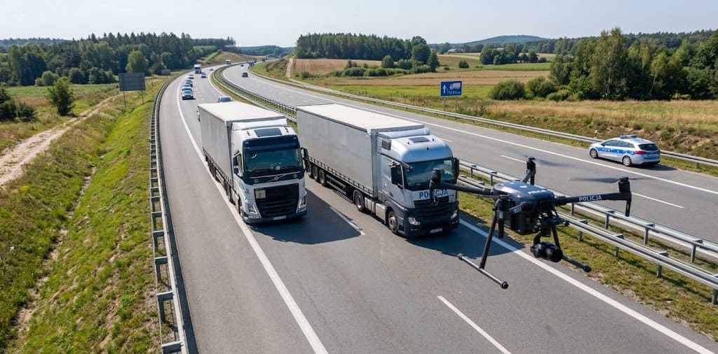 „Wyścig słoni” na S7. Kiedy ciężarówka może wyprzedzać?