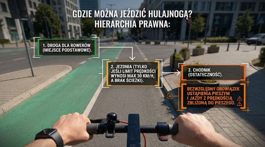 14-latek na hulajnodze bez karty rowerowej. Kiedy rodzic może dostać mandat?